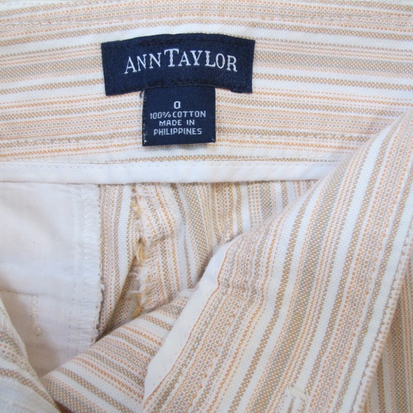 Ann Taylor Cropped Ankle Pants Business Casual - Picture 4 of 8